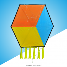 KÜP DESEN - KUMAŞ ÇERÇEVELİ ALTIGEN UÇURTMA